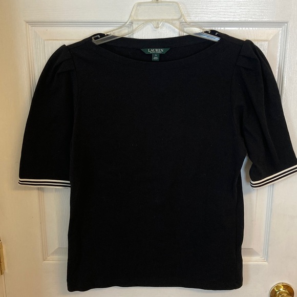 Lauren Ralph Lauren Tops - Lauren Ralph Lauren Black with White Accents Top